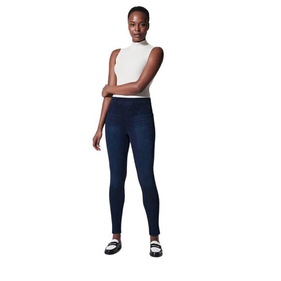 SPANX JEAN ANKLE LEGGINGS - M - Like New - Picture 1 of 10